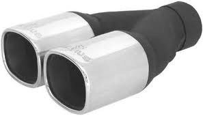 Twin square exhaust extension EW70YQ - Takapuna Mufflers